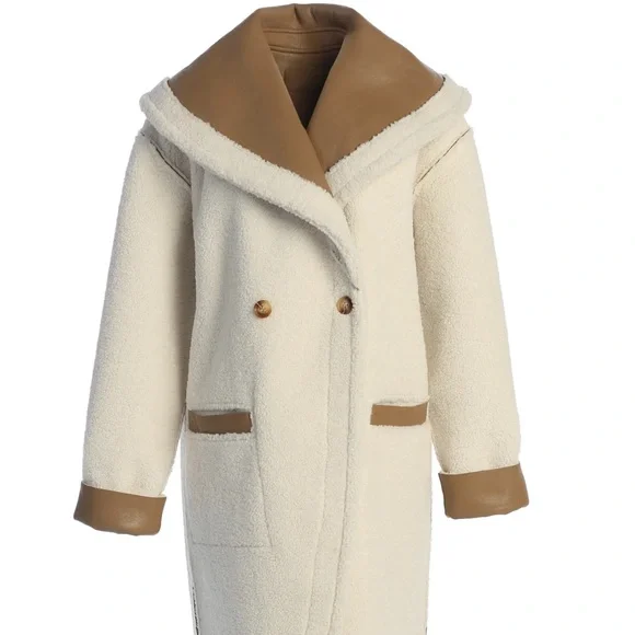 Tan Jaida Reversible Coat - Picture 3 of 12